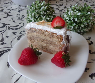 Egy szelet diós torta