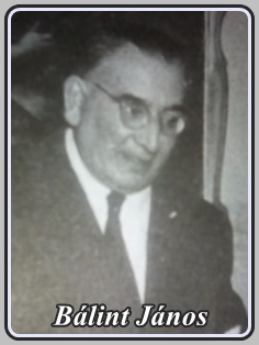 BÁLINT JÁNOS 1896 - 1979