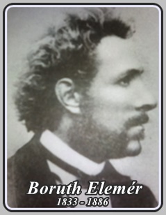 BORUTH ELEMÉR 1833 - 1886