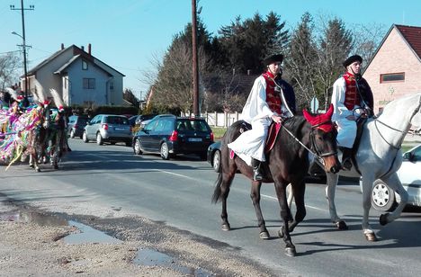 Csingis lovak felvonulása a Halászi Szent Márton búcsú napján, 2016. november 11.-én 3