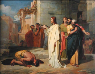 Jézus a gyógyító - vak koldus