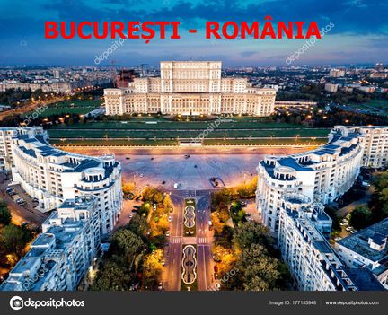BUCUREȘTI - ROMÂNIA. A világ legnagyobb polgári épülete .