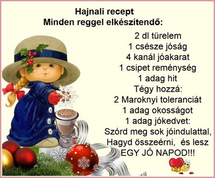 Hajnali recept