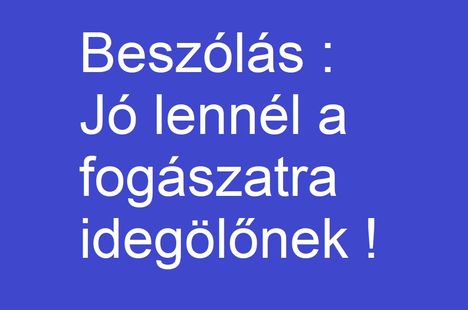 Beszólás !