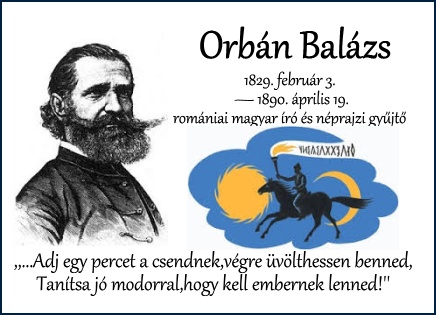 EMLÉKEZZŰNK...1830. február 3-án született az udvarhelyszéki Lengyelfalván Orbán Balázs