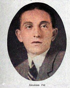 Ábrahám Pál 1927 (Szinezett fotó)