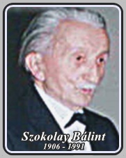 SZOKOLAY BÁLINT 1906 - 1991