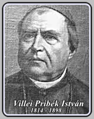 VILLEI PRIBÉK ISTVÁN 1814 - 1898