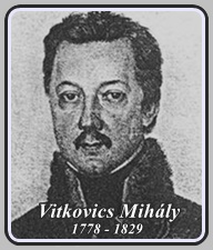 VITKOVICS MIHÁLY 1778 - 1829