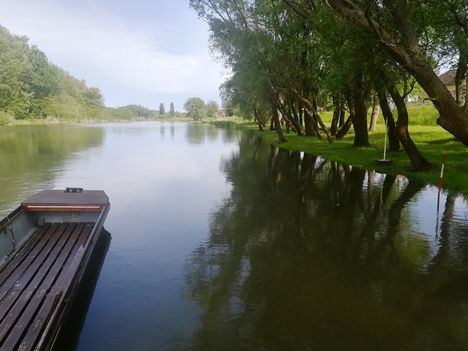 Mosoni-Duna folyó Mecsérnél 2021.05.21-én