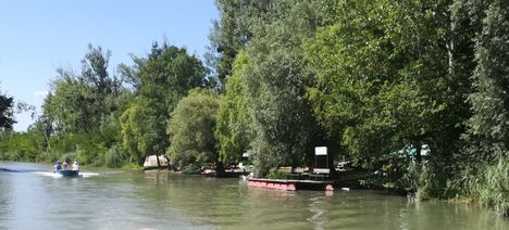 A Mosoni-Duna Novákpusztai Campingnél, 2019. július 24.-én