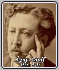 ÁGAY ADOLF 1836 - 1916