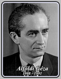 ALFÖLDI GÉZA 1908 - 1991