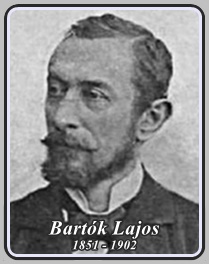 BARTÓK LAJOS 1851 - 1902