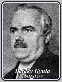 PATAKY GYULA 1892 - 1963