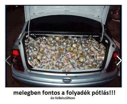 Folyadékpótlás !