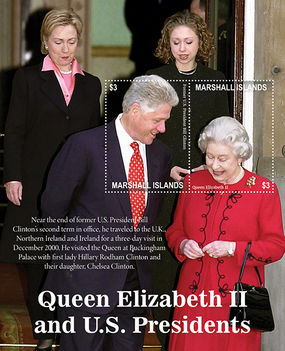 Bill Clinton találkozott II Erzsébet királynővel