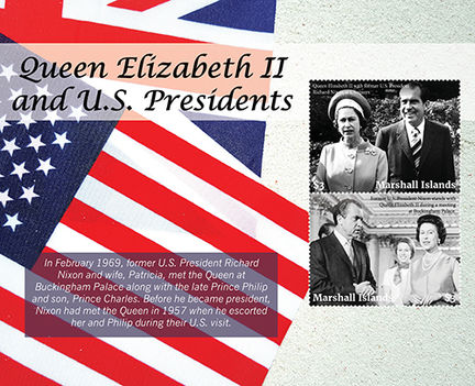 Nixon elnök és II .Erzsébet királynő