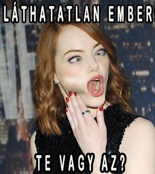 Láthatatlan ember !