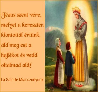 A La Salette-i Szűzanya Mária jelenés