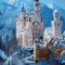 tél-Backgrounds Winter Neuschwanstein kastle