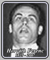 ÁSVÁNYI HORVÁTH FERENC 1925 - 2007