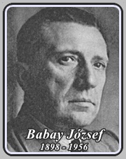 BABAY JÓZSEF 1898 - 1956