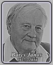 BARCS JÁNOS 1927 - 2016