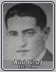 BÍRÓ JÓZSEF 1913 - 1980