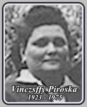 FARKASNÉ VINCZEFFY PIROSKA 1923 - 1975