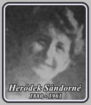 HERÓDEK SÁNDORNÉ  1880 - 1961