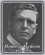 HÓDOSSY GIDA GEDEON 1884 - 1954