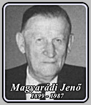 MAGYARÁDI JENŐ 1899 - 1987