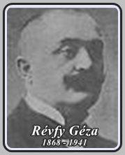 RÉVFY GÉZA 1868 - 1941