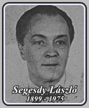 SEGESDY LÁSZLÓ 1899 - 1975