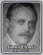 SIMKÓ ELEMÉR 1899 - 1973 