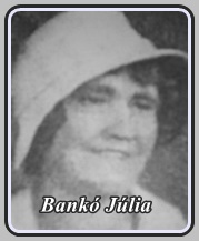 SZENTMIKLÓSINÉ BANKÓ JÚLIA 1887 - 1954