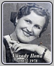 VÁRADY ILONA 1907 - 1978