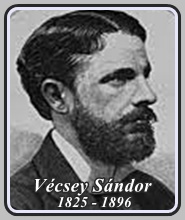 VÉCSEY SÁNDOR 1825 - 1896