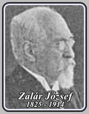 ZALÁR JÓZSEF 1825 - 1914