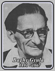 BAGHY GYULA 1891 - 1967