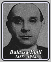  BALASSA EMIL 1888 - 1948