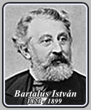 BARTALUS ISTVÁN 1821 - 1899