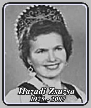 HAZADI ZSUZSA 1925 - 2007