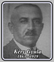 KÉRY GYULA 1863 - 1919