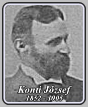 KONTI JÓZSEF 1852 - 1905