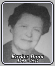 KOVÁCS ILONA 1904 - 1999