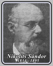 NIKOLITS SÁNDOR 1834 - 1895