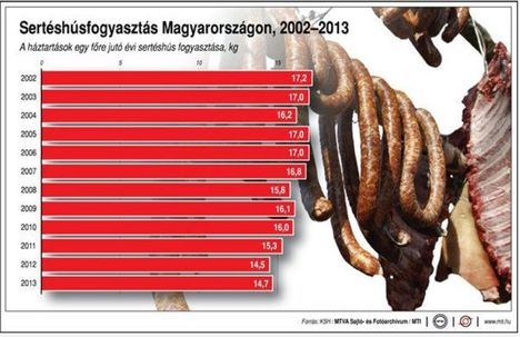 Sertéshús fogyasztás