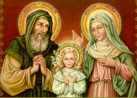 Szent Joakim és szent Anna, a Boldogságos Szűz Mária szülei Ünnepe: július 26